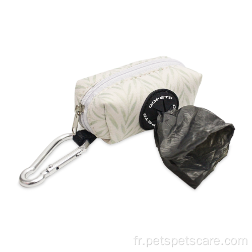 Sacs de merde de chien portable support de coutume populaire